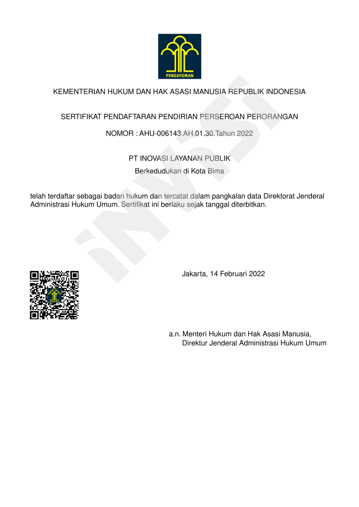 Surat Sertifikat Pendaftaran